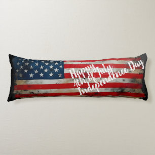 Coussins Longs Art patriotique du 4 juillet jour de l'indépendanc