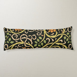 Coussins Longs Arts et artisanat vintage motif floral Roycroft