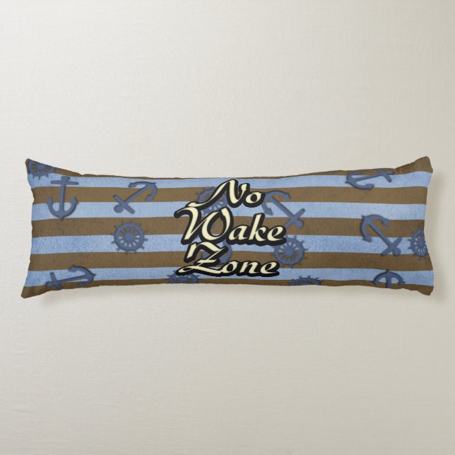 Coussins Longs Aucunes Ancres et roues nautiques de bateau de (Devant)