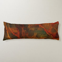 Coussins Longs Automne profond Terre riche automne Abstrait