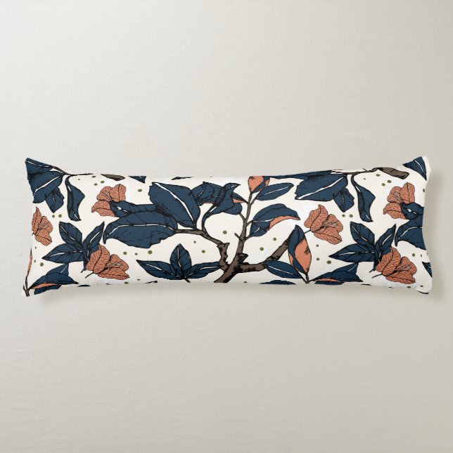 Coussins Longs Autumn Leaves in Bloom (Devant)