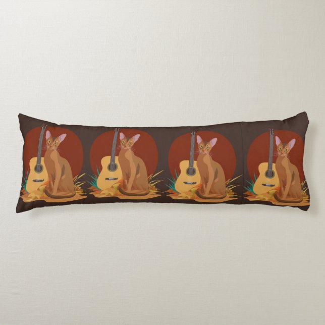 Coussins Longs Autumn Serenade Cat Body Pillow (Devant)