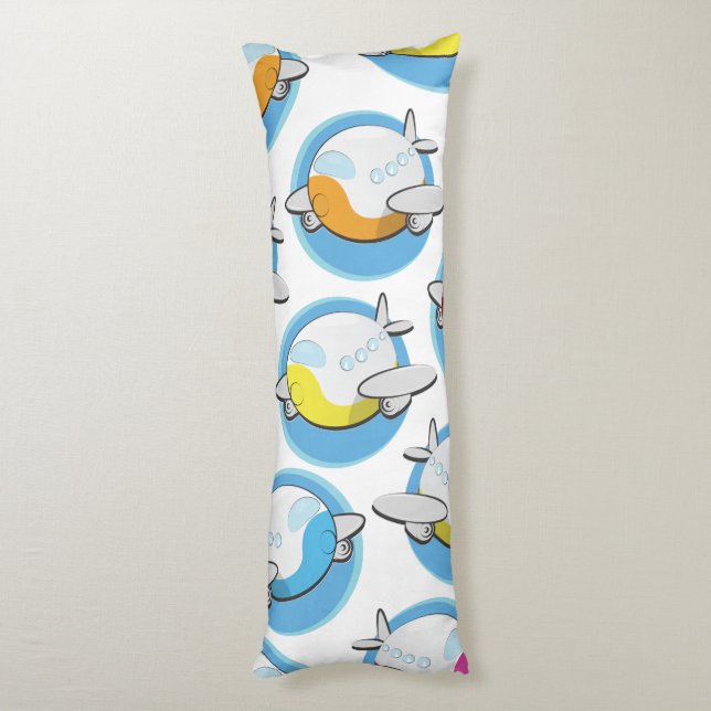 Coussins Longs Avions jouets (Dos (Vertical))