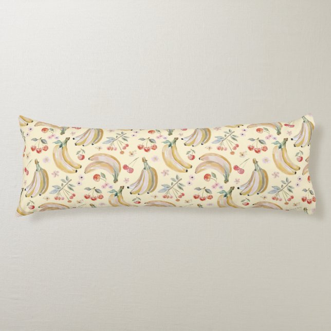 Coussins Longs Bananes pour Cerises (Devant)