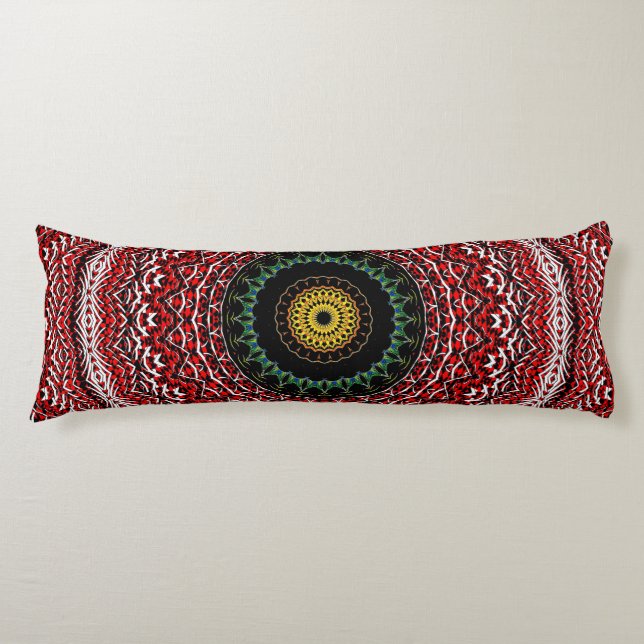 Coussins Longs Bandana Mandala (Devant)