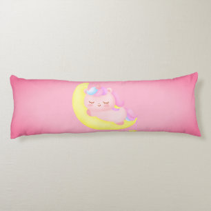 Coussins Longs Bébé Unicorne Dormir Sur Le Corps Lune Oreiller