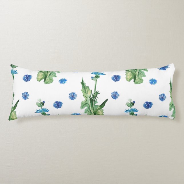 Coussins Longs Belle aquarelle motif (Devant)