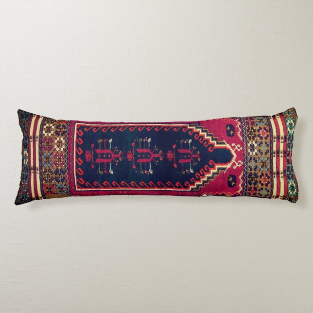 Coussins Longs Belle moquette traditionnelle turque (Devant)