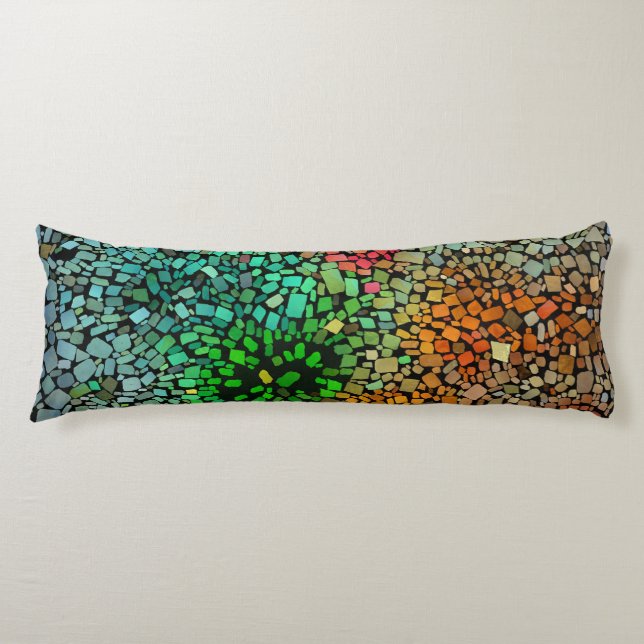 Coussins Longs Belle mosaïque (Devant)