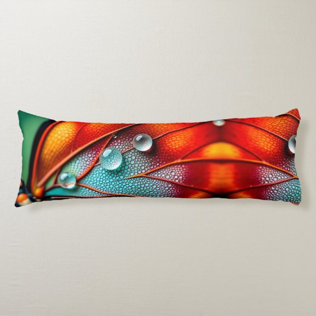 Coussins Longs Bijoux sur une aile de feu (Devant)