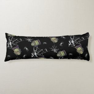 Coussins Longs 🖤 Black Frankenstein Jeu d'oreiller 💀 🛋️