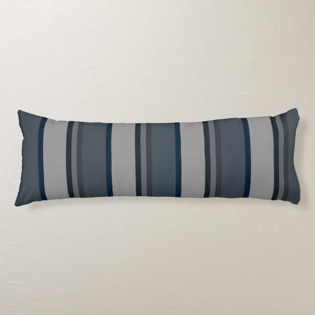 Coussins Longs Bleu et gris (Devant)
