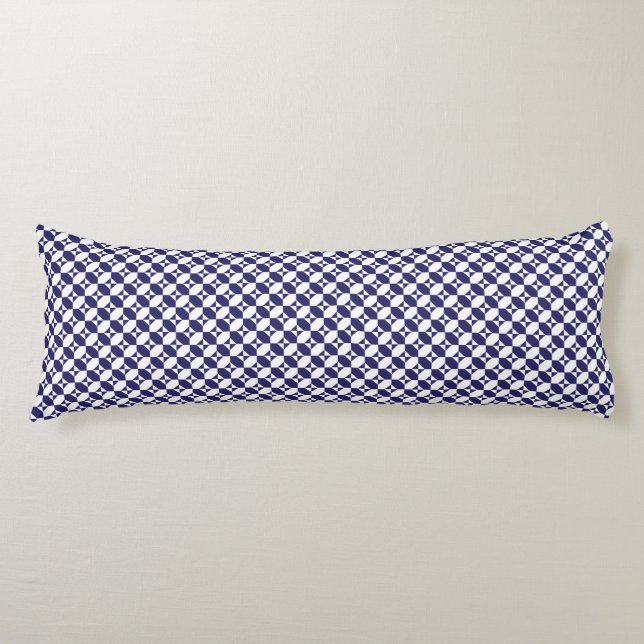 Coussins Longs Bleu japonais (Devant)