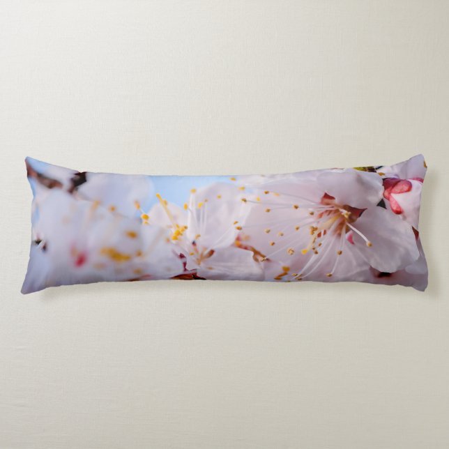 Coussins Longs Blossom des abricots japonais (Devant)