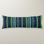 Coussins Longs Blue, green, purple geometric with stripes<br><div class="desc">Blue,  green,  purple geometric with stripes</div>