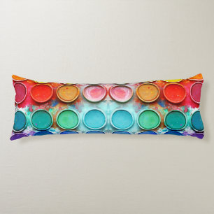 Coussins Longs Boîte de couleur de peinture d'amusement