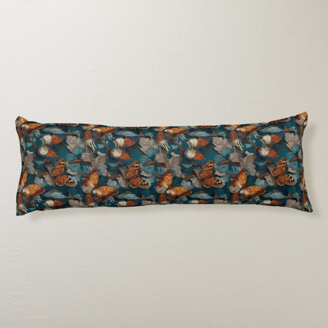 Coussins Longs Bouquet Camo Papillon Moderne Ferme Tropicale S (Dos)