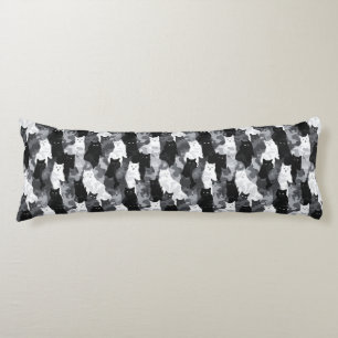 Coussins Longs Bouquet de camouflage de chat Décoration de chambr