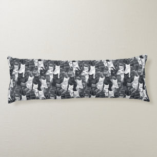 Coussins Longs Bouquet de camouflage de chat design décoratif vic