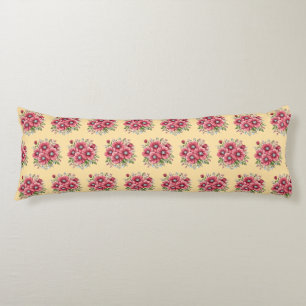 Coussins Longs Bouquet floral coloré