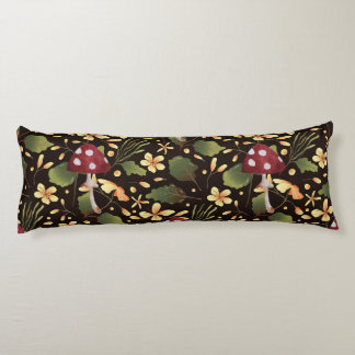 Coussins Longs Bouteille de champignons