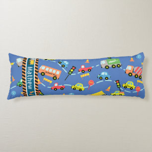 Coussins Longs Boys de transport bleu