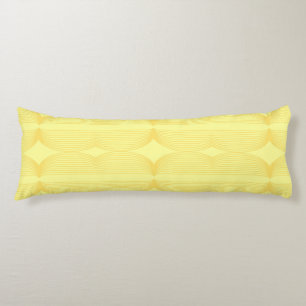 Coussins Longs Brutalist Waves : Happy Yellow & Crème de Banane
