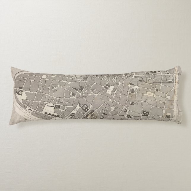 Coussins Longs Bruxelles et la Belgique (Devant)