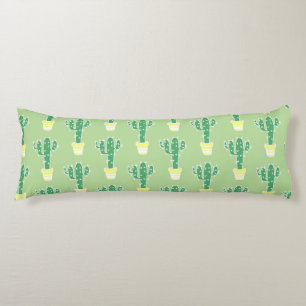 Coussins Longs Cactus mignons Motif Cactus pointillés
