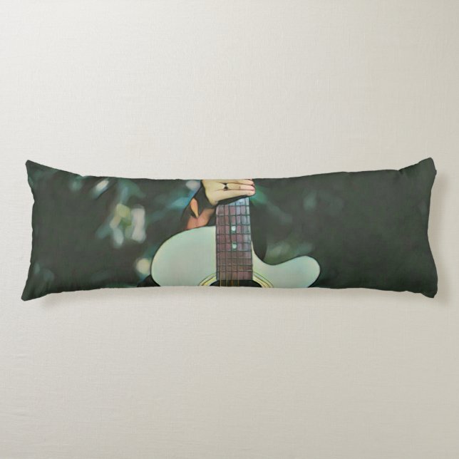 Coussins Longs Cadeaux guitaristes cool (Devant)