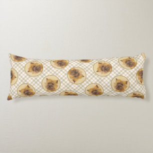 Coussins Longs Cairn Terrier Peinture mignonne Original Animal Ch