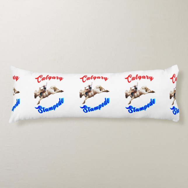 Coussins Longs Calgary Canada Chevaux Juillet Riders Calgary Stam (Devant)