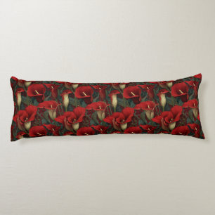Coussins Longs Calla Lilies Fleuraux Intérieurs Chauds Victorien