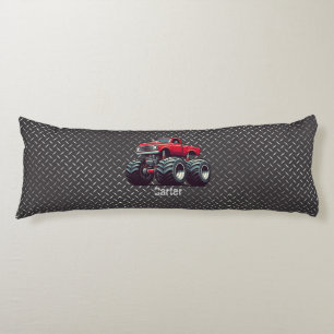 Coussins Longs Camion monstre rouge