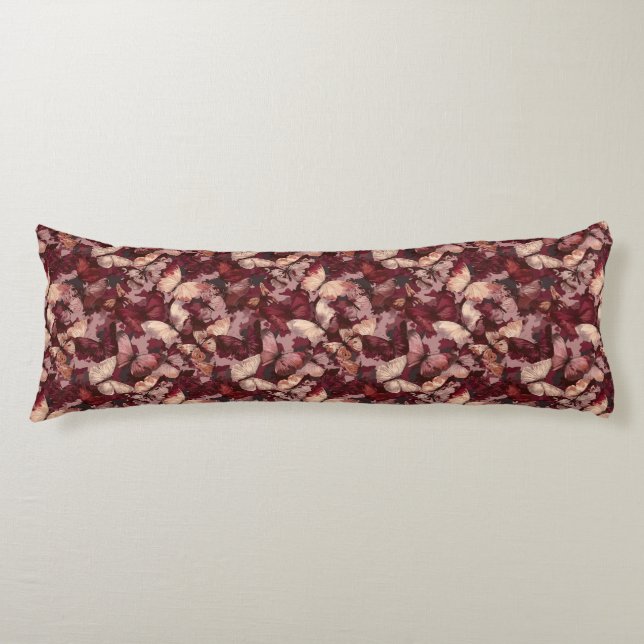 Coussins Longs Camo papillon Jardin Décor rustique tropical Coin (Devant)
