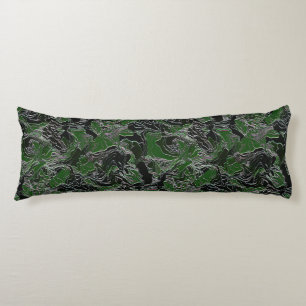 Coussins Longs Camo Vert Funky