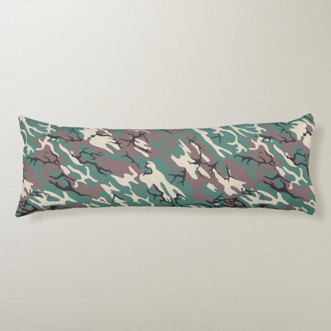 Coussins Longs Camo Woodland (Devant)