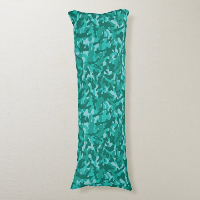 Coussins Longs Camouflage bleu persan  (Devant (Vertical))