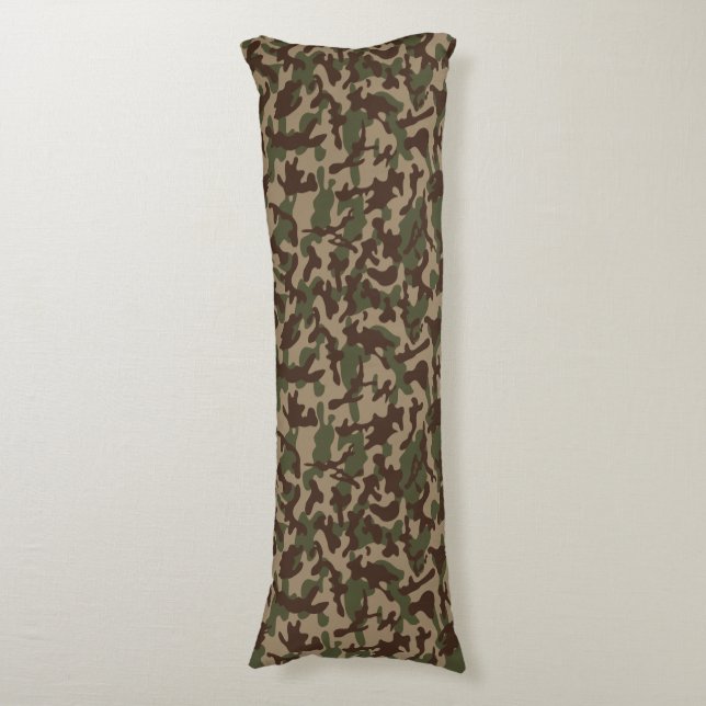 Coussins Longs Camouflage Bois Profond  (Devant (Vertical))