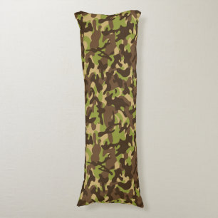 Coussins Longs Camouflage en cascade