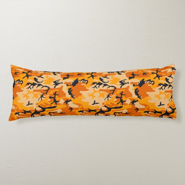 Coussins Longs Camouflage orange, Militaire, Armée (Devant)