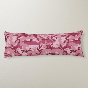 Coussins Longs Camouflage rose
