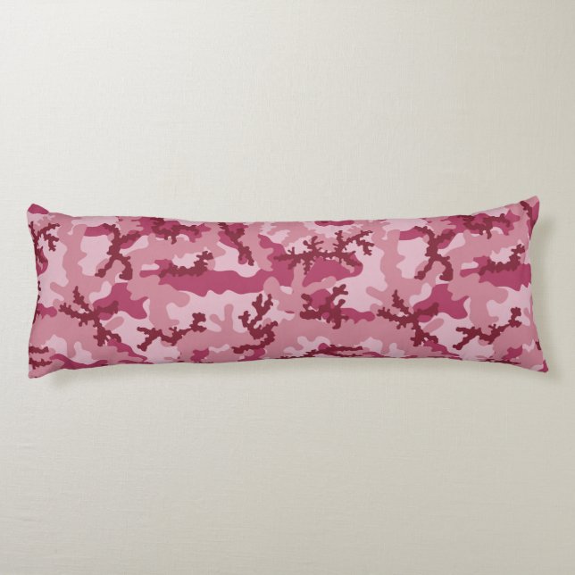 Coussins Longs Camouflage rose (Dos)