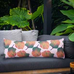Coussins Longs Canna Tropicanna Feuilles en Pastel