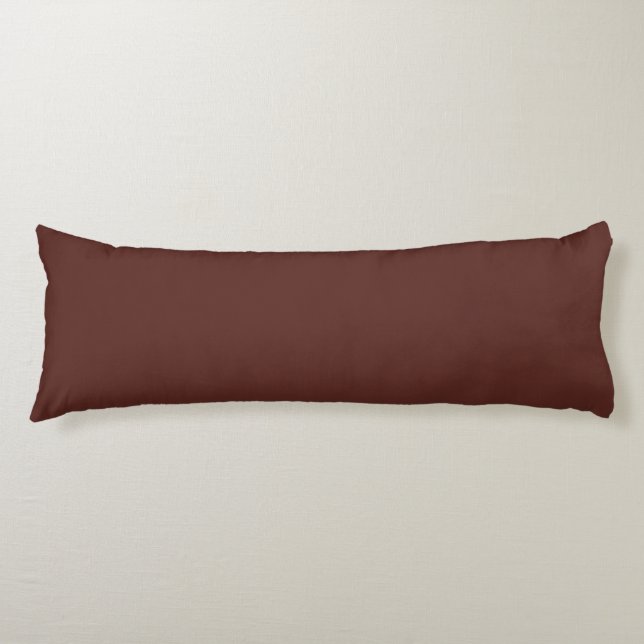Coussins Longs Caput mortuum (couleur unie)  (Devant)