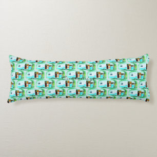 Coussins Longs Caravane classique vintage de gitan de remorque