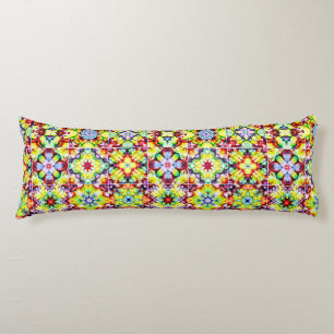 Coussins Longs Carrelage méditerranéen, Carreaux d'encre d'alcool