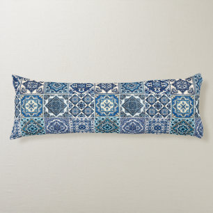 Coussins Longs Carrelage méditerranéen, Portugais, Azulejo, Majol
