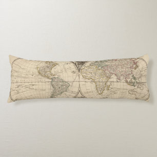 Coussins Longs Carte 9 du monde