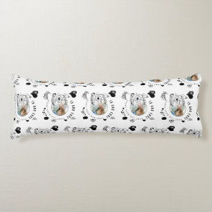 Coussins Longs Carte de Joyeux Anniversaire Petit-Fils Typographi